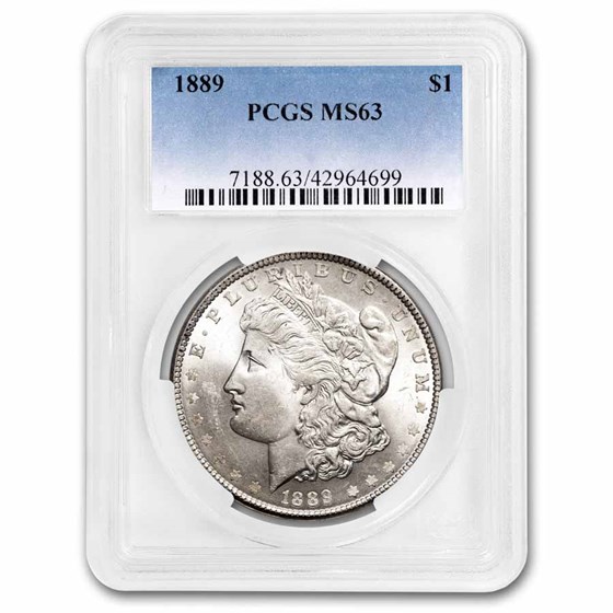 1889 Morgan Dollar MS-63 PCGS 1889 Morgan Dollar MS-63 PCGS